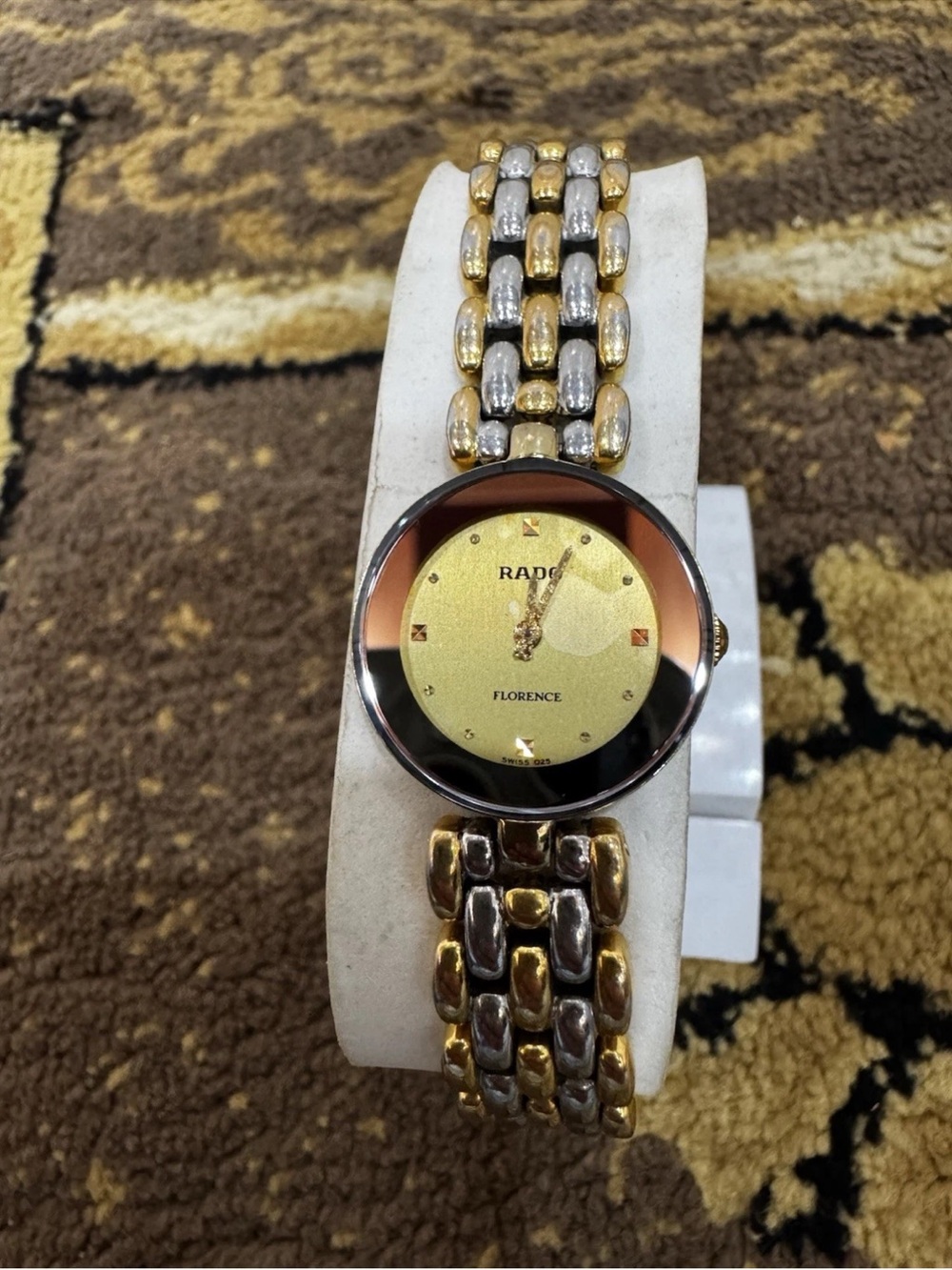 Rado Florence Two-Tone Gold and Silver Ladies Watch with Champagne Dial